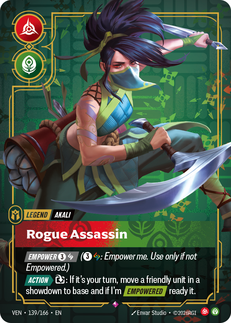 Akali - Rogue Assassin (VEN-139/166) [Riftbound: Vendetta]