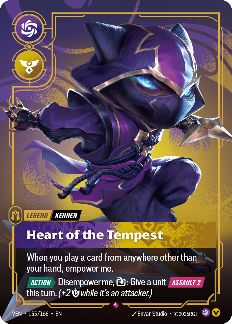 Kennen - Heart of the Tempest (VEN-155/166) [Riftbound: Vendetta]