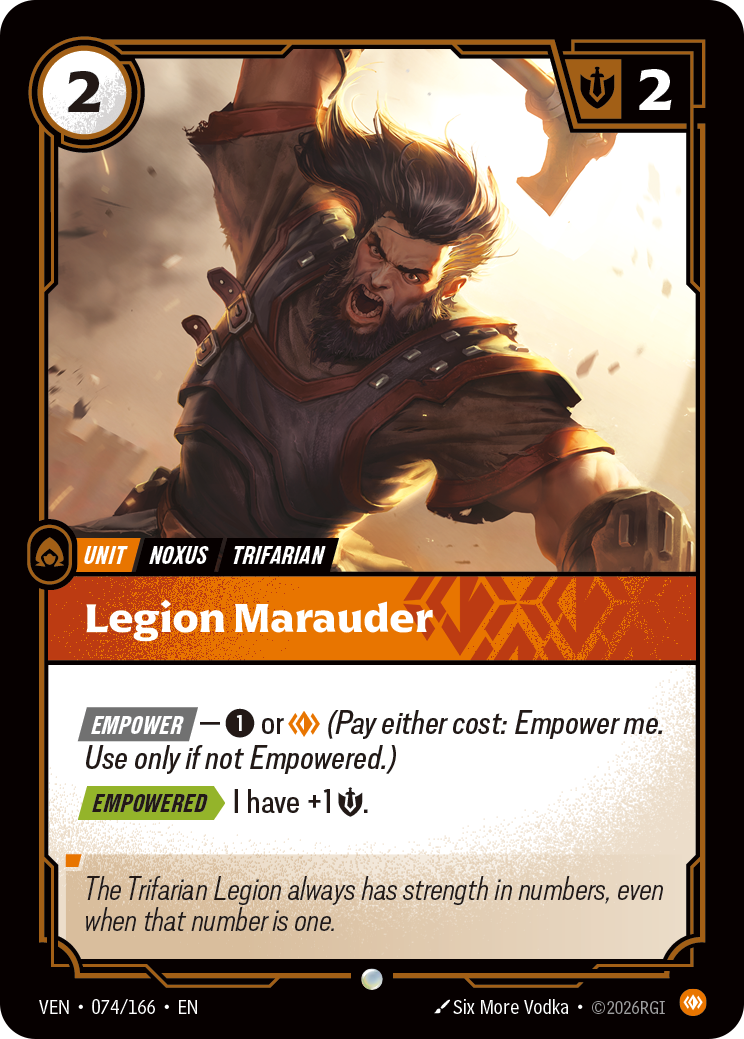 Legion Marauder (VEN-074/166) [Riftbound: Vendetta]