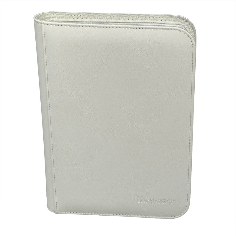 U.P. - 4-Pkt. Zippered Pro-Binder: White - Album