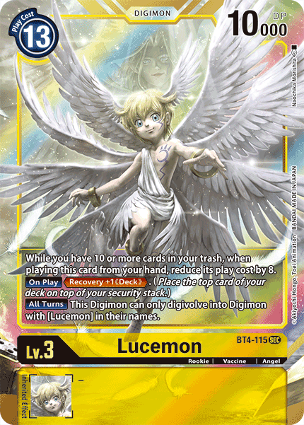 Lucemon [BT4-115] (Alternate Art) [Great Legend]