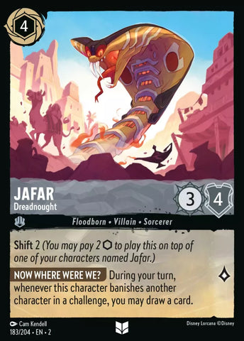 183/204 - Jafar, Dreadnought - Uncommon Non-Foil