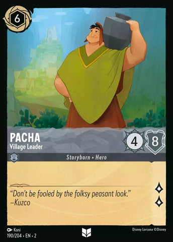190/204 - Pacha, Village Leader - Uncommon Non-Foil