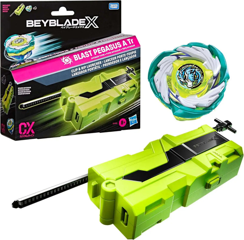 Beyblade X - Blast Pegasus Clip N Rip Launcher