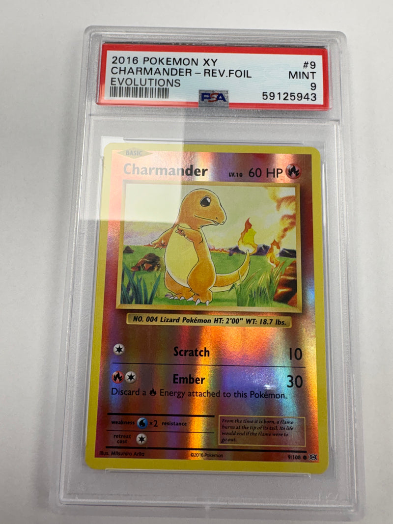 Charmander Reverse Foil - 2016 XY Evolutions
