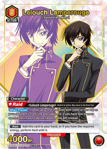 Lelouch Lamperouge [UE04BT/CGH-1-092] (SR*)