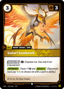 Solari Sunhawk (VEN-122/166) [Riftbound: Vendetta]