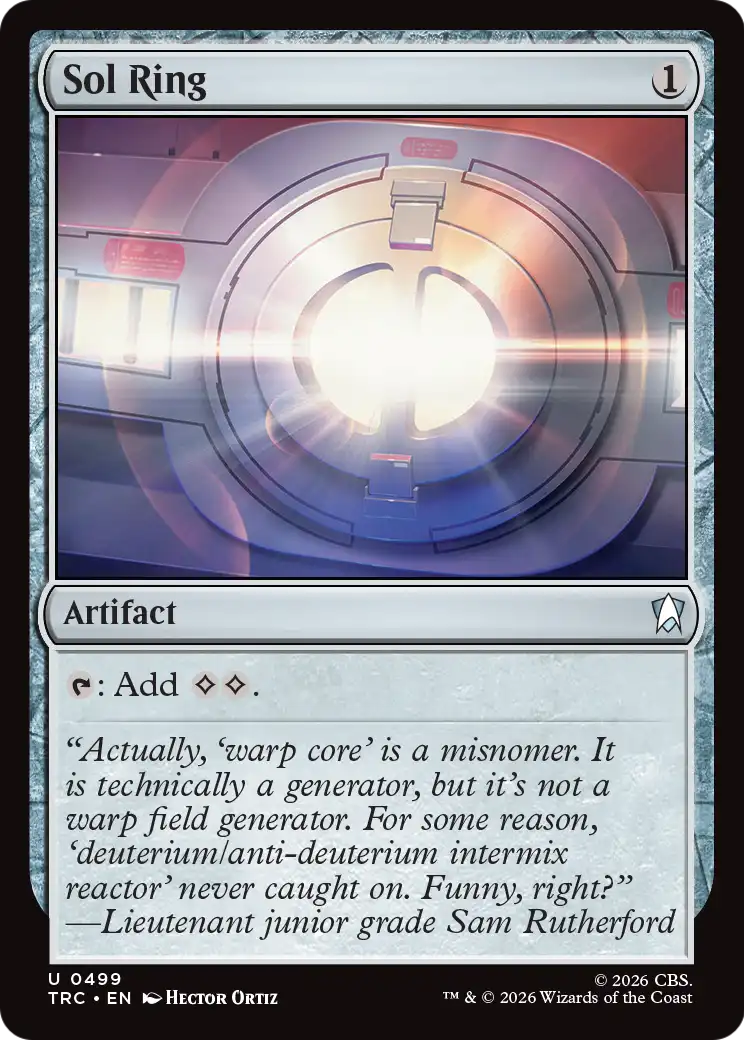 Sol Ring (Surge Foil) [Star Trek Commander]