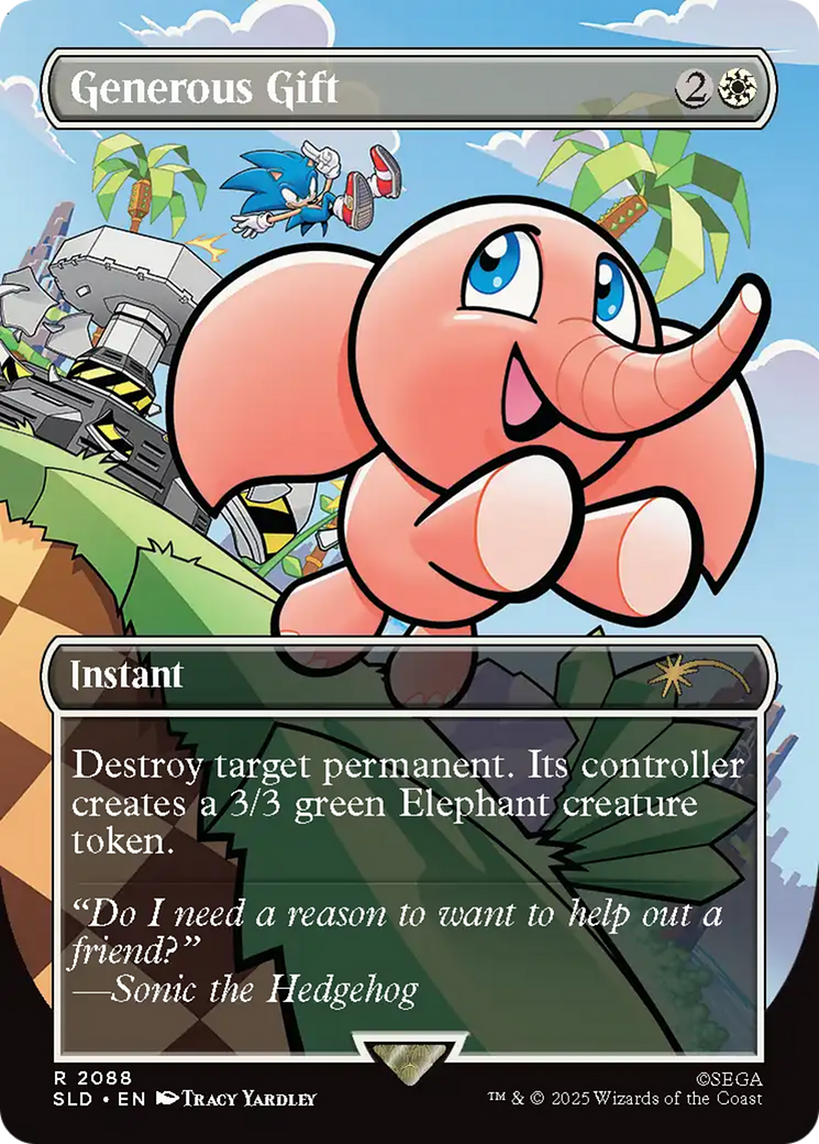 Generous Gift (2088) (Rainbow Foil) [Secret Lair Drop Series]