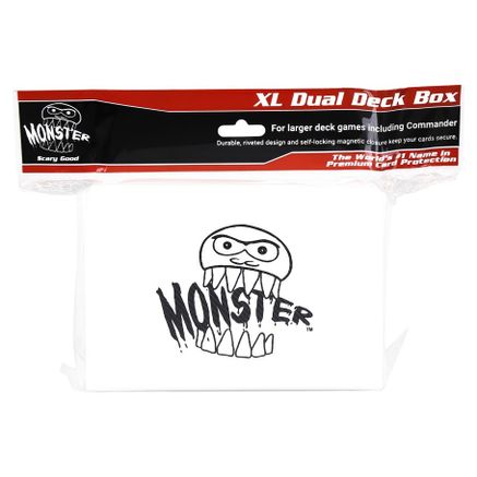 Monster XL Duel Deck Box - White