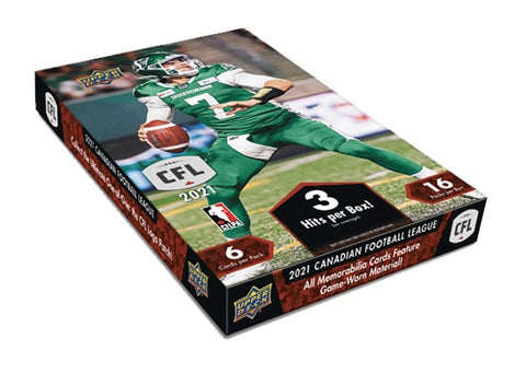 Upper Deck - 2021 Canadian Football League - Hobby Box