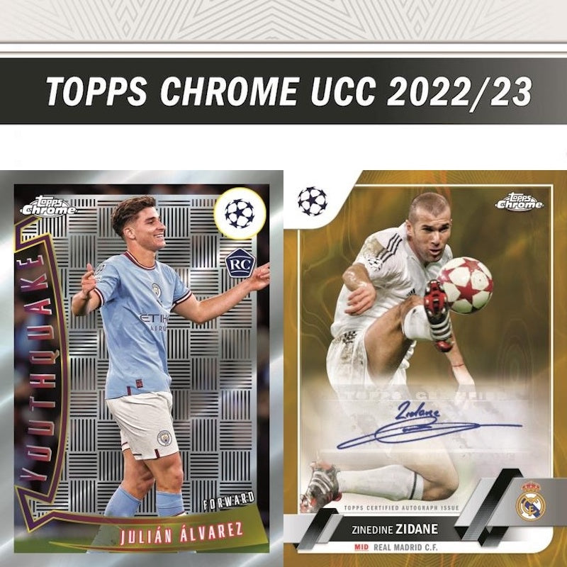 Topps - 2022-23 Chrome UEFA Club Competitions Soccer - Hobby Box