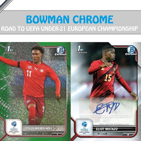 Topps - 2022 Bowman Chrome Road to Championship Uefa Under 21 Soccer - Lite Box (PREORDER)