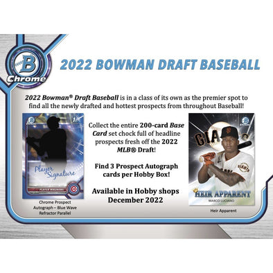 TOPPS - 2022 Bowman Draft Baseball - Jumbo Box