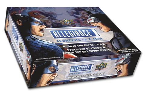 UD - 2023 Allegiance: Avengers vs X-Men - Hobby Box