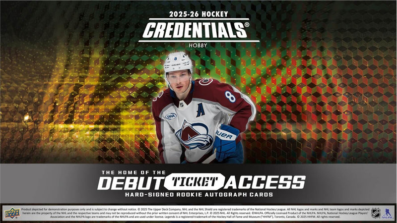 Upper Deck - 2025-26 Credentials Hockey - Hobby Box
