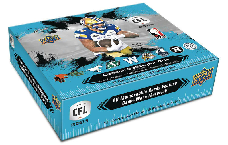Upper Deck - 2025 CFL Football - Hobby Box (PREORDER)