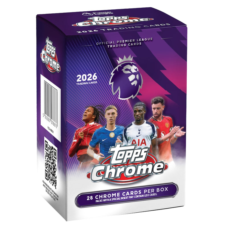 Topps - 2026 Chrome English Premier League Soccer - Blaster Box