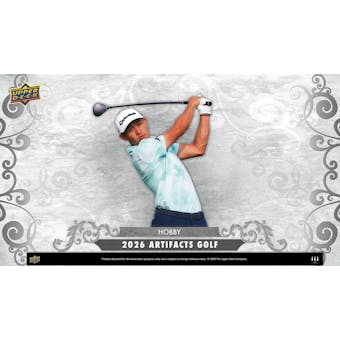 Upper Deck - 2026 Artifacts Golf - Hobby Box