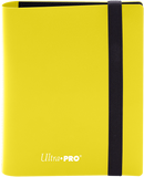 Ultra PRO: 2-Pocket PRO-Binder - Eclipse (Lemon Yellow)