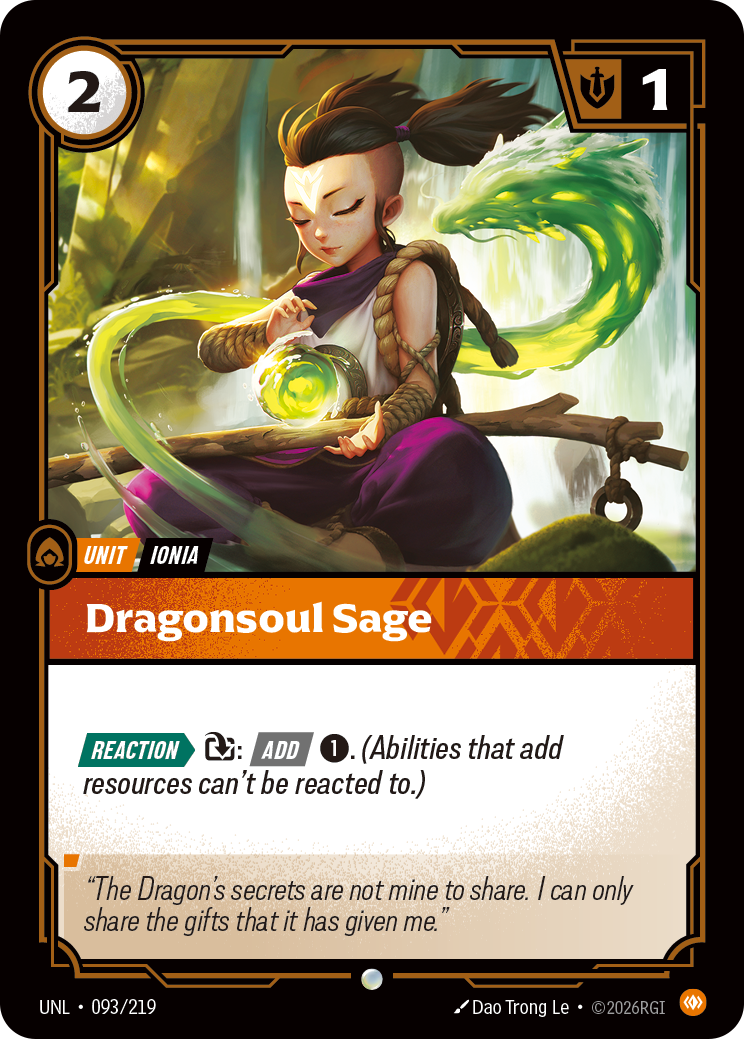 Dragonsoul Sage (UNL-093/219) [Riftbound: Unleashed]