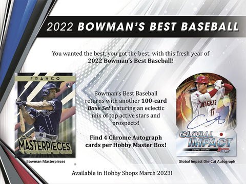 Topps - 2022 Bowman Best Baseball - Hobby Box