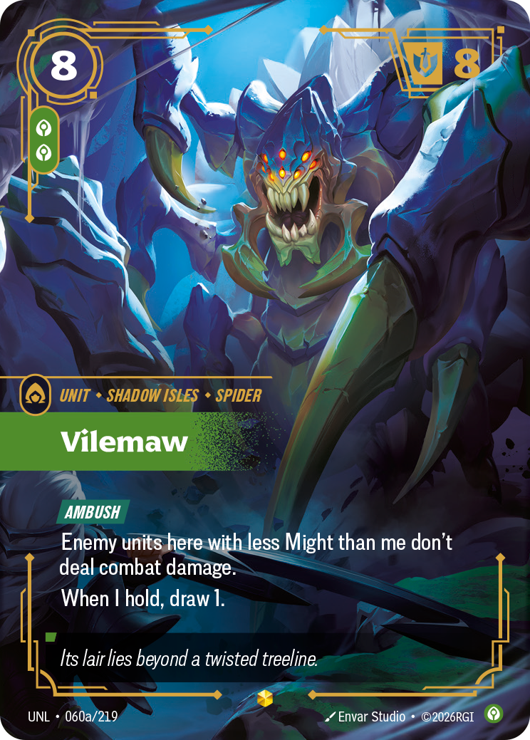 Vilemaw (Alternate Art) (UNL-060a/219) [Riftbound: Unleashed]