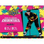 Upper Deck - 2023-24 Credentials Hockey - Hobby Master Case (PREORDER)