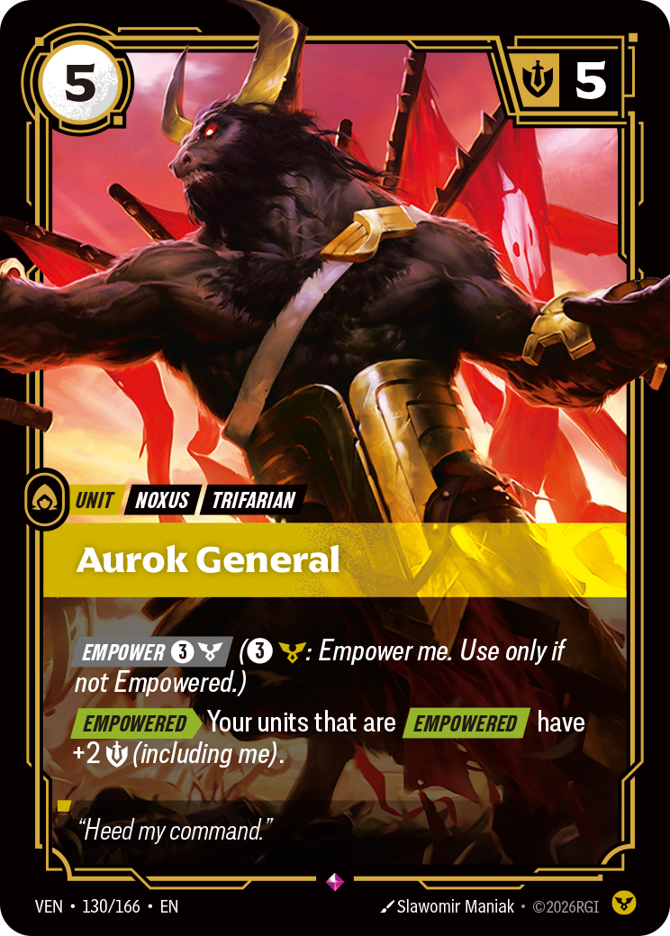 Aurok General (VEN-130/166) [Riftbound: Vendetta]