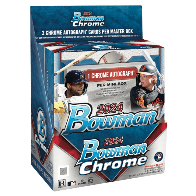 Topps - 2024 Bowman Chrome Baseball - Hobby Box