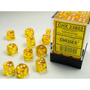 Chessex - CHX23802 - Yellow/White 36D6