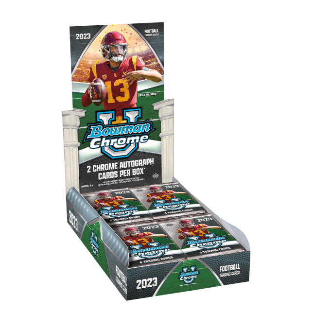 Topps - 2023 Bowman Chrome University Football - Hobby Box