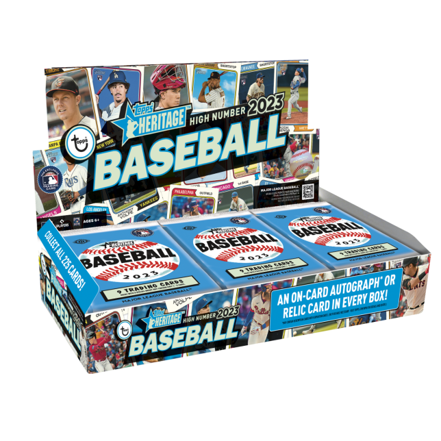 Topps - 2023 Heritage High Numbers Baseball - Hobby Box