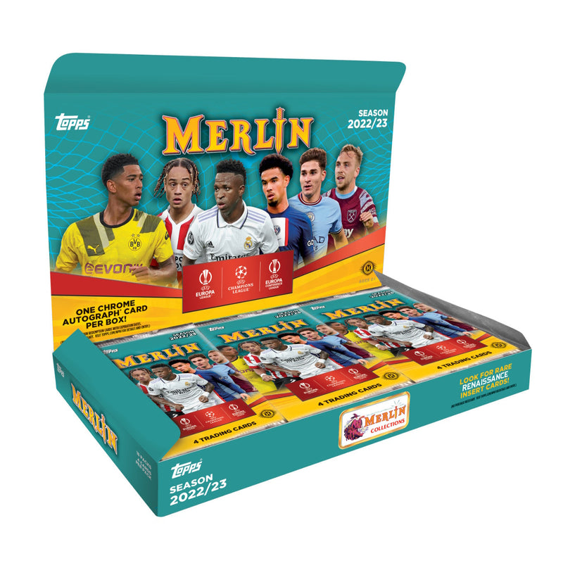 Topps - 2022-23 Merlin Chrome Club Competition UEFA Soccer - Hobby Box