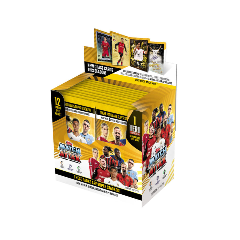 Topps - 2024-25 Match Attax UEFA Champion's League Soccer - Booster Bo Topps - 2024-25 Match Attax UEFA Champion's League Soccer - Booster Bo