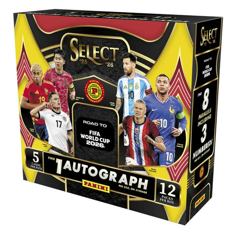 Panini - 2025-26 Select Road to the World Cup Soccer - International Hobby Box