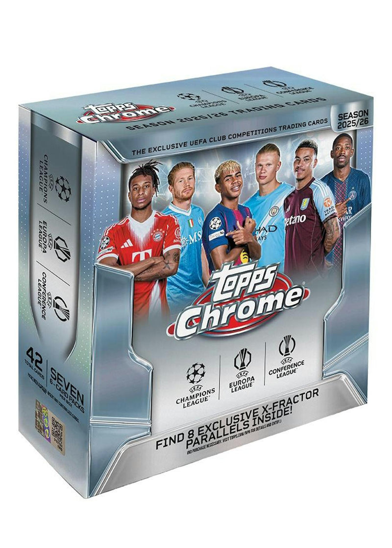Topps - 2026 UEFA Club Competitions Chrome Soccer - Mega Box