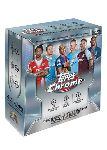 Topps - 2026 UEFA Club Competitions Chrome Soccer - Mega Box