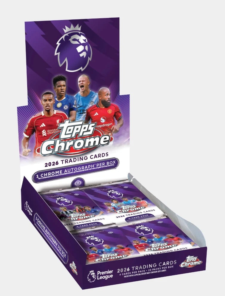 Topps - 2025-26 Chrome Premier League Debut Edition - Hobby Box