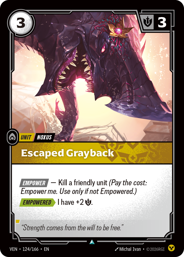 Escaped Grayback (VEN-124/166) [Riftbound: Vendetta]