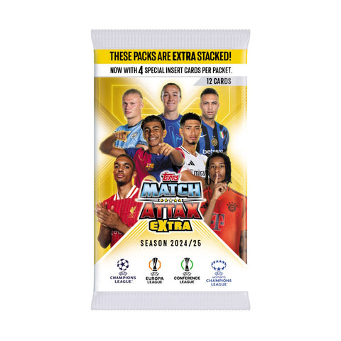 Topps - 2024-25 Match Attax EXTRA UEFA Champion's League Soccer - Booster Pack