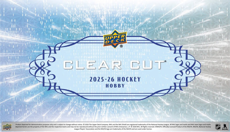 Upper Deck - 2025-26 Clear Cut Hockey - Hobby Box (PREORDER)