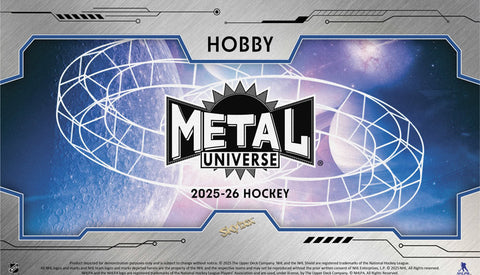 Upper Deck - 2025-26 Skybox Metal Universe Hockey - Hobby Box (PREORDER)