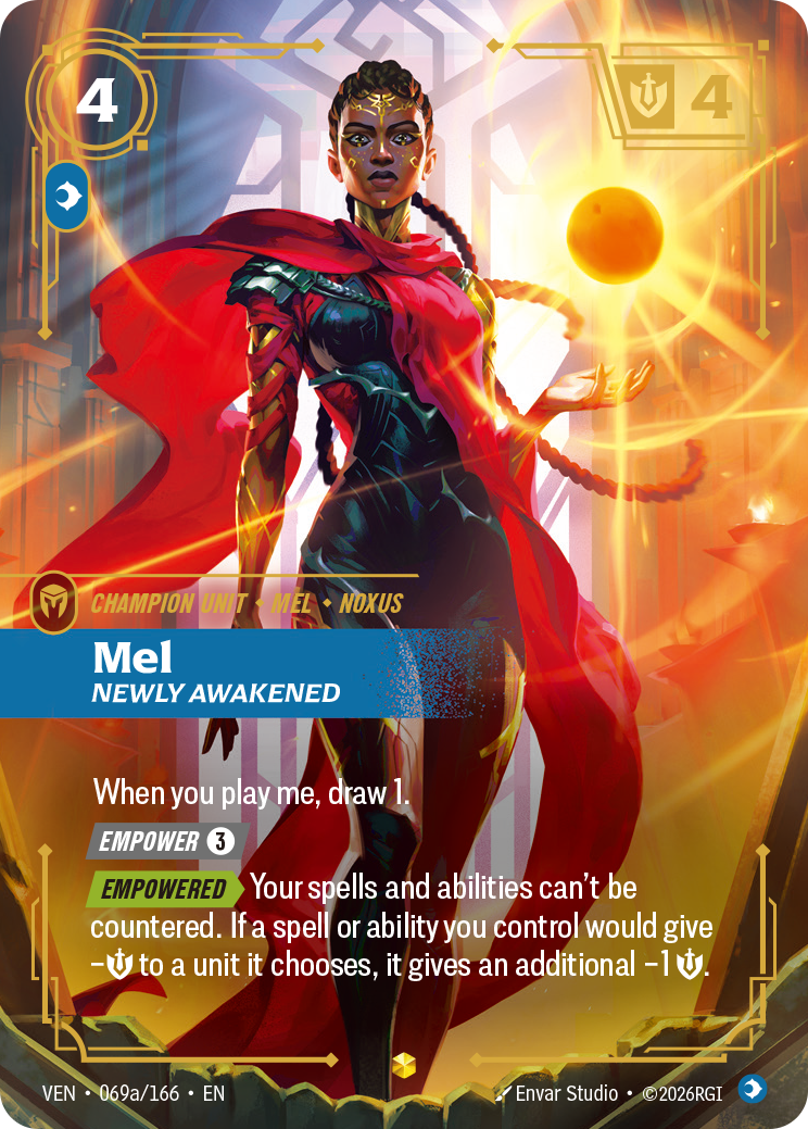 Mel, Newly Awakened (Alternate Art) (VEN-069a/166) [Riftbound: Vendetta]