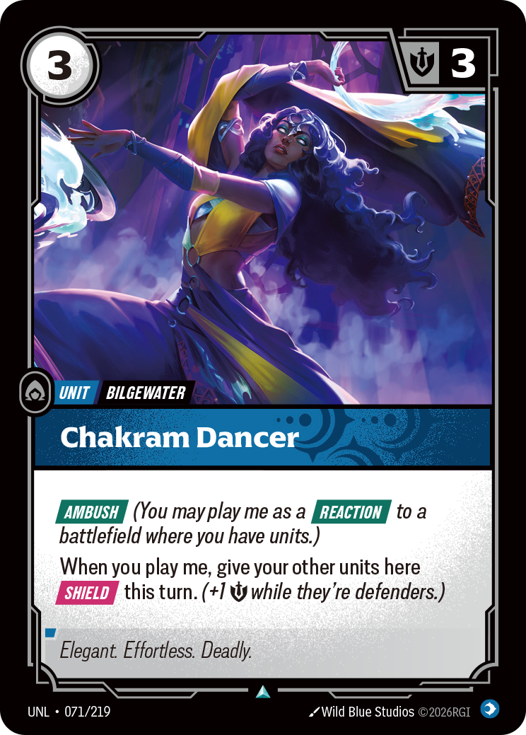 Chakram Dancer (UNL-071/219) [Riftbound: Unleashed]