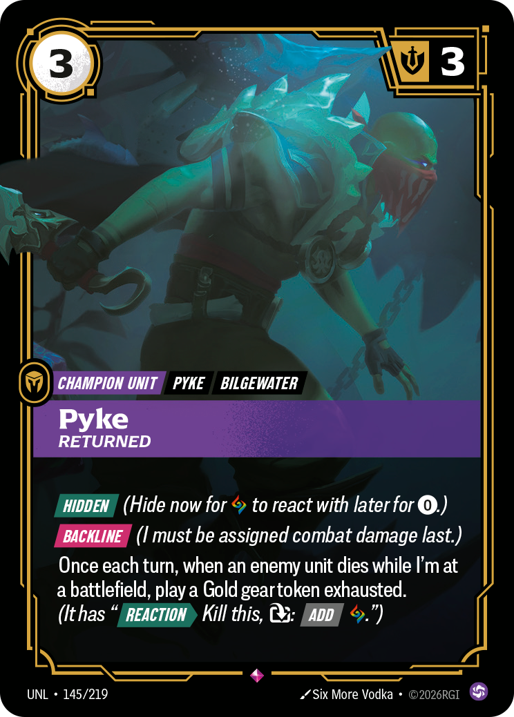 Pyke - Returned (UNL-145/219) [Riftbound: Unleashed]