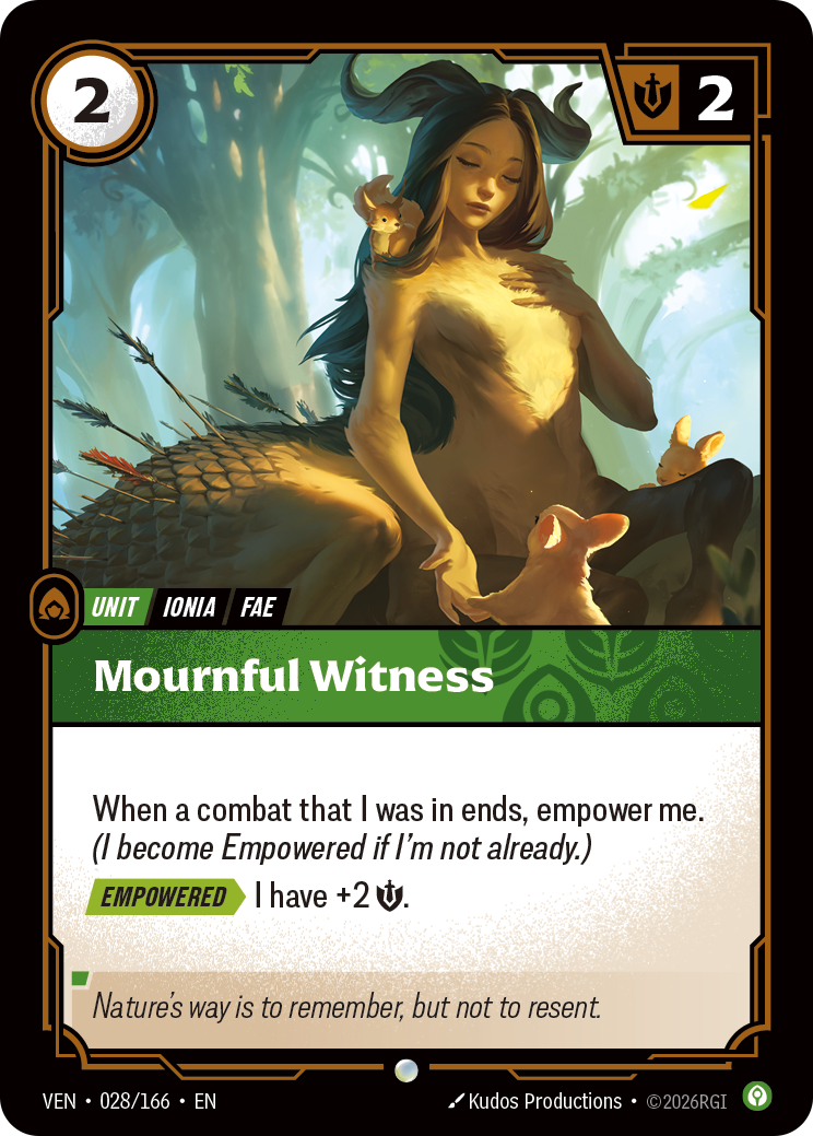 Mournful Witness (VEN-028/166) [Riftbound: Vendetta]
