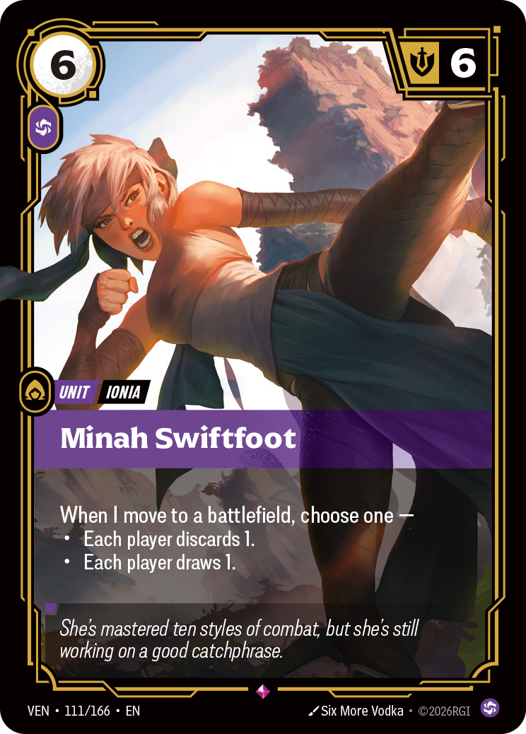 Minah Swiftfoot (VEN-111/166) [Riftbound: Vendetta]