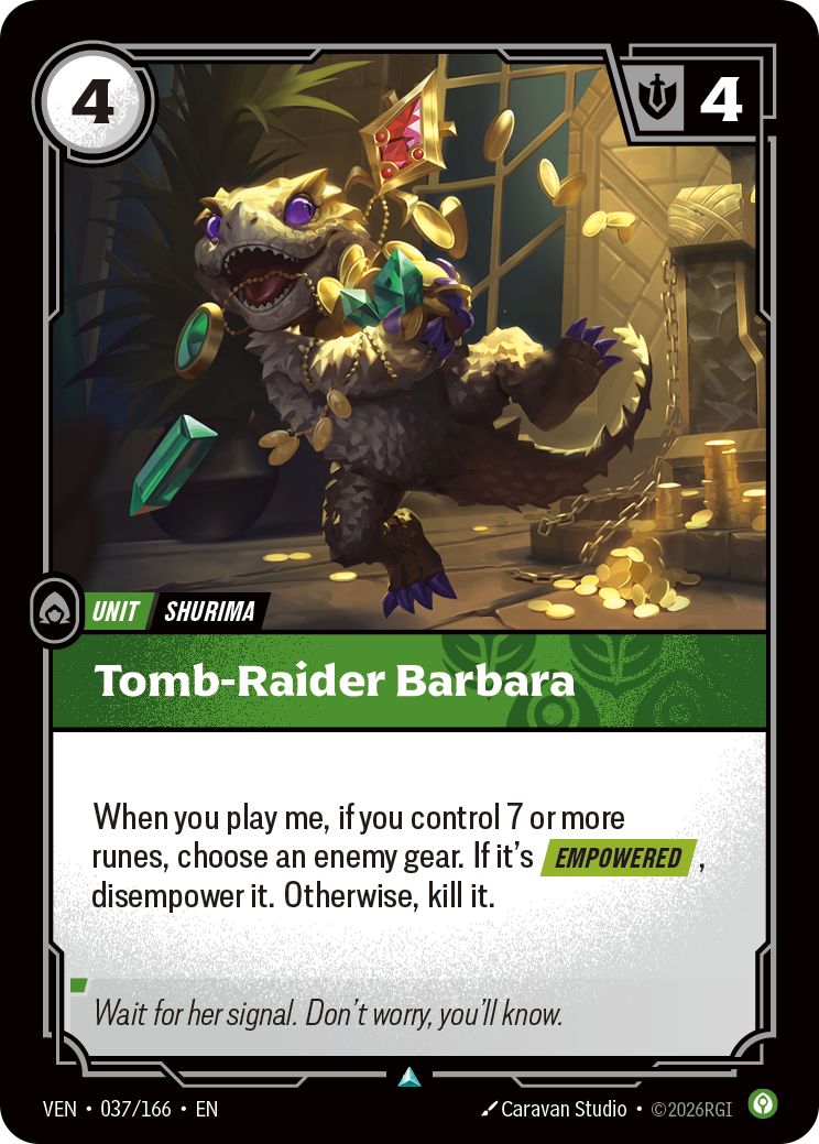 Tomb-Raider Barbara (VEN-037/166) [Riftbound: Vendetta]