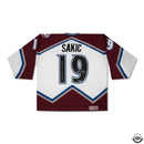 Joe Sakic Autographed & Inscribed - 01 Colorado Avalanche Home CCM Jersey